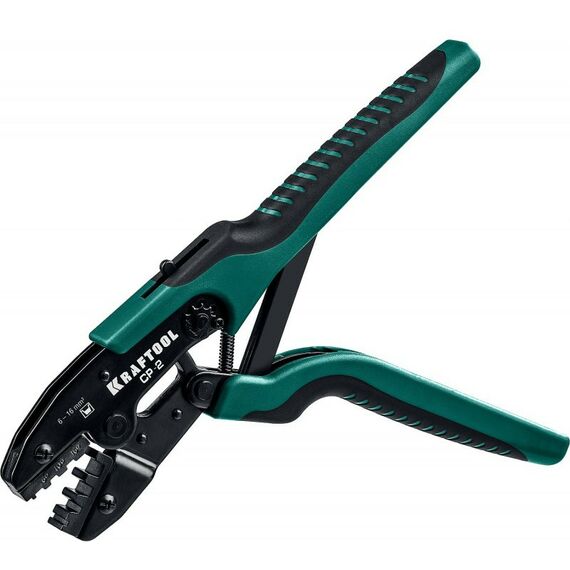 Электромонтажный инструмент: Пресс-клещи KRAFTOOL CP-2 для втулочных наконечников 6 - 16 мм.кв [45461-2] фотографии