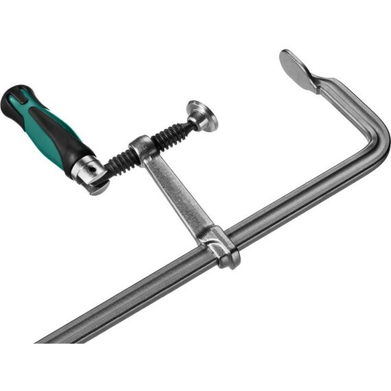 Тиски, струбцины, наковальни, верстаки: Струбцина KRAFTOOL FORGE FF-500/120 тип F 500/120 мм, 750 кгс [32014-120-500] фотографии