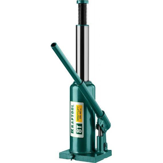 Домкраты: Домкрат бутылочный гидравлический KRAFTOOL KRAFT-LIFT 8т 228-450мм [43462-8_z01] фотографии