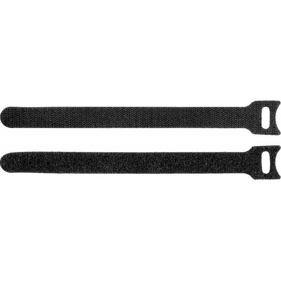 Электромонтажный крепеж: Кабельные стяжки-липучки черные ВЕЛЬКРО Зубр 16 х 210 мм 100 шт, нейлоновые, серия Профессионал [30932-100] фотографии