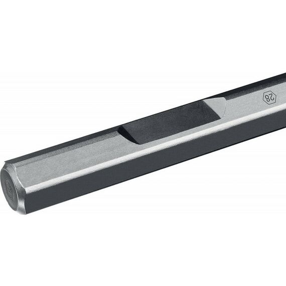 Буры, пики, коронки, сверла: Зубило лопаточное Зубр БУРАН HEX 28 80х400 мм [29372-80-400] фотографии