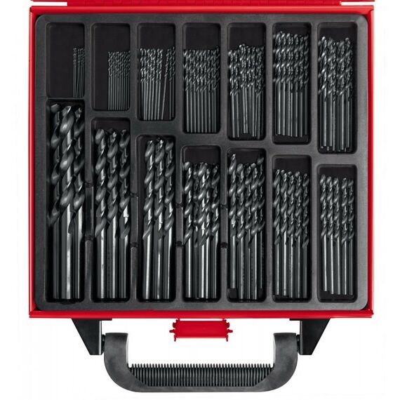 Буры, пики, коронки, сверла: Набор сверл по металлу Зубр МАСТЕР 99шт(1-10мм) сталь Р4М2, класс В, мет.бокс [29605-H99] фотографии