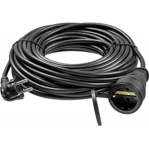 Удлинители электрические: Силовой удлинитель-шнур Зубр Профессионал ПВС 315-Ш ПВС 3х1.5 20 м 3500Вт IP44 [55020-20] фотографии
