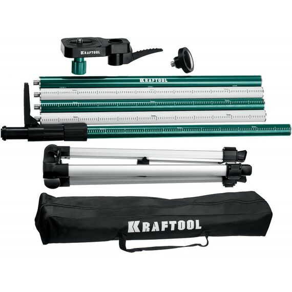 Штативы и штанги: Элевационная распорная наборная штанга-штатив с треногой KRAFTOOL SP 36 [34723] фотографии