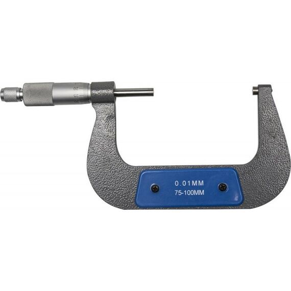 Микрометры: Микрометр Зубр ЭКСПЕРТ МК 100 гладкий механический, диапазон 75-100мм, шаг измерения 0,01мм [34480-100_z01] фотографии
