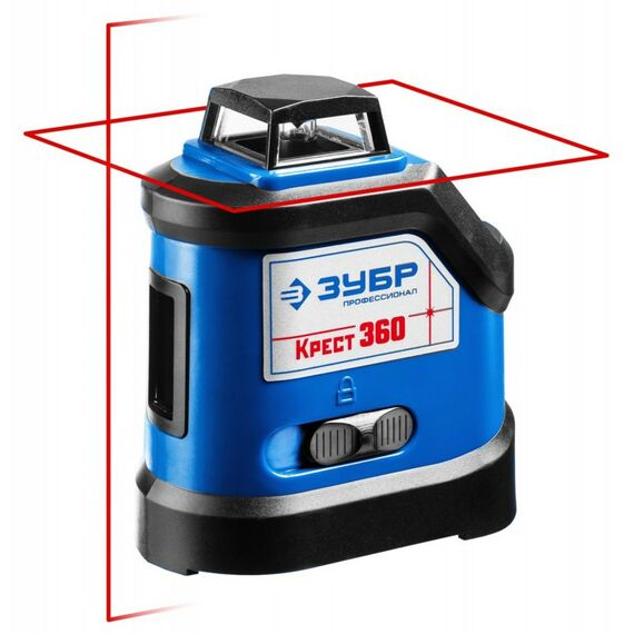 Нивелиры: Нивелир лазерный Зубр КРЕСТ 360 360°, 20м/70м, точн. +/-0.3 мм/м [34906] фотографии