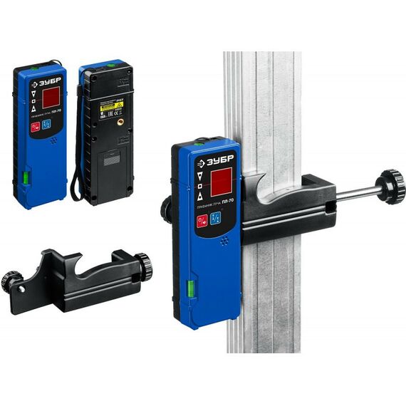 Нивелиры: Приемник для линейного нивелира Зубр ПЛ-70 [34949] фотографии