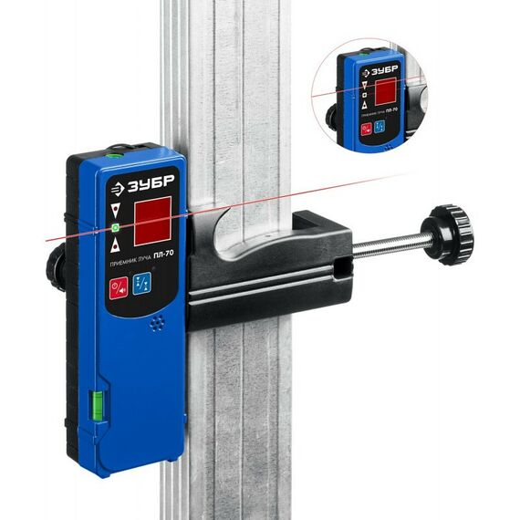 Нивелиры: Приемник для линейного нивелира Зубр ПЛ-70 [34949] фотографии