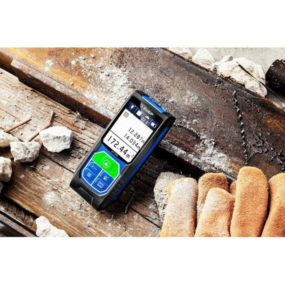 Дальномеры: Лазерный дальномер Зубр Профессионал ДЛ-100 точность 2 мм, дальность 100м, класс защиты IP54 [34923] фотографии