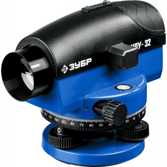 Нивелиры: Оптический нивелир Зубр Профессионал НОУ-32 увеличение 32Х рабочий диапазон 120 м [34917] фотографии