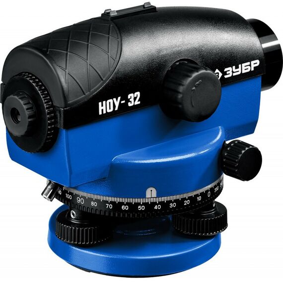 Нивелиры: Оптический нивелир Зубр Профессионал НОУ-32 увеличение 32Х рабочий диапазон 120 м [34917] фотографии