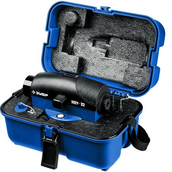 Нивелиры: Оптический нивелир Зубр Профессионал НОУ-32 увеличение 32Х рабочий диапазон 120 м [34917] фотографии