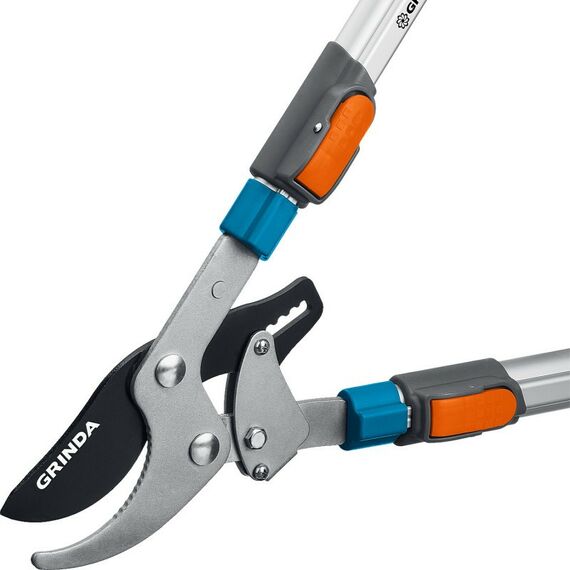 Кусторезы, ножницы, секаторы: Плоскостной телескопический сучкорез GRINDA TX-980 с храповым механизмом [424515] фотографии