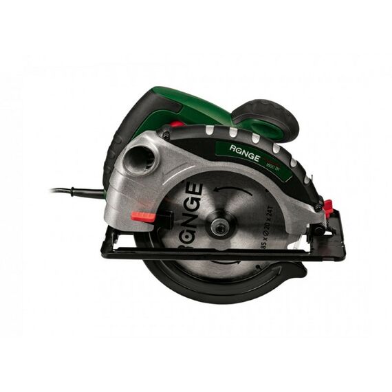 Дисковые пилы (циркулярные): Циркулярная пила электрическая RANGE RCS1600/185-A 1600Вт, 4700об/мин, диаметр диска 185мм фотографии
