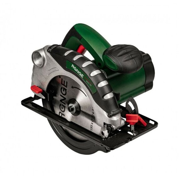 Дисковые пилы (циркулярные): Циркулярная пила электрическая RANGE RCS1600/185-A 1600Вт, 4700об/мин, диаметр диска 185мм фотографии