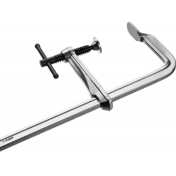 Тиски, струбцины, наковальни, верстаки: Струбцина Зубр КС-1000/120 тип F 1000/120 мм [32157-120-1000] фотографии