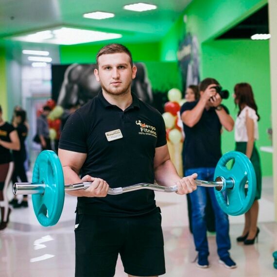 Грифы для штанги:  Гриф для штанги W-образный (до 150 кг, замки-пружины) D50 мм PROFI-FIT фотографии