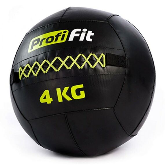 Фитнес оборудование:  Медицинбол набивной (Wallball) PROFI-FIT 4 кг фотографии