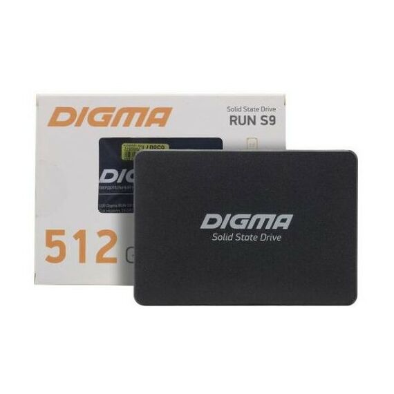 SSD-накопители: Накопитель Digma 512 Gb RUN S9 SATA 6Gb/s 2.5" 3D  TLC [DGSR2512GS93T] фотографии