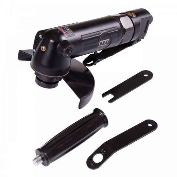 Пневмошлифмашины: Пневматическая угловая шлифовальная машина (УШМ) MIGHTY SEVEN QB-135X 125 мм, 11000 об/мин, с рычажным выключателем фотографии