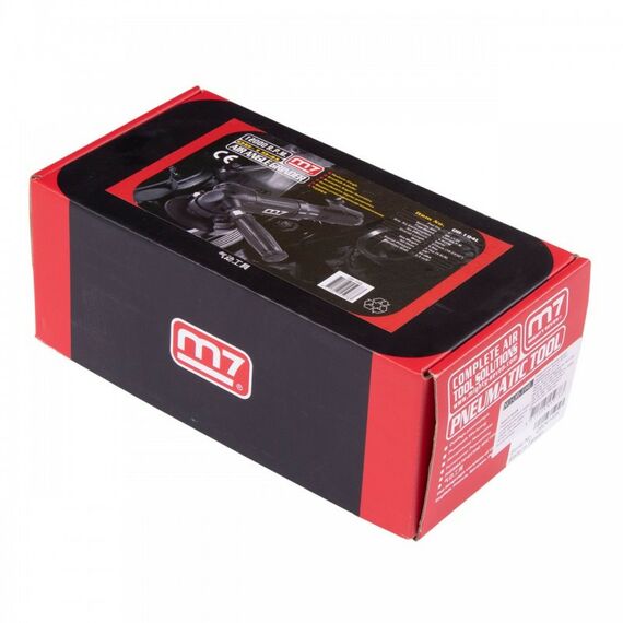 Пневмошлифмашины: Пневматическая угловая шлифовальная машина (УШМ) MIGHTY SEVEN QB-194L 100 мм, 12000 об/мин, с рычажным выключателем фотографии