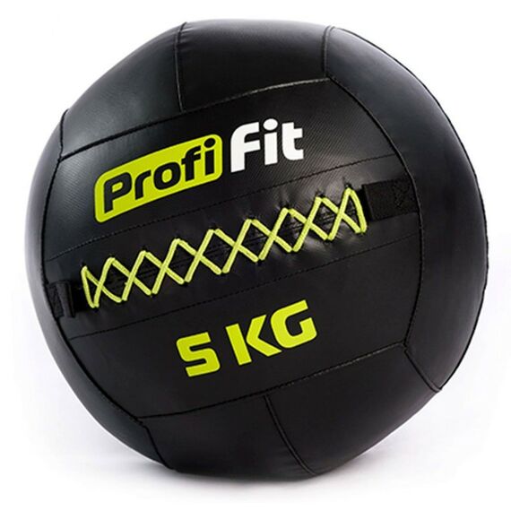 Фитнес оборудование:  Медицинбол набивной (Wallball) PROFI-FIT 5 кг фотографии