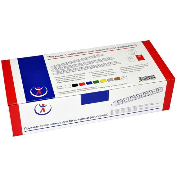 Пружины для переплета:  Пружины 14мм, белые, 100 шт фотографии