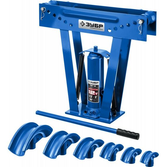 Трубогибы: Трубогиб гидравлический вертикальный ручной Зубр Профессионал ТВГ-12 1/2-2" 12т [43078-12_z01] фотографии
