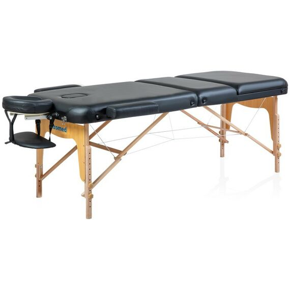 Массажные столы:  Массажный складной стол Mizomed Premium 3 черный фотографии