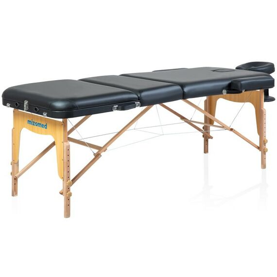 Массажные столы:  Массажный складной стол Mizomed Premium 3 черный фотографии