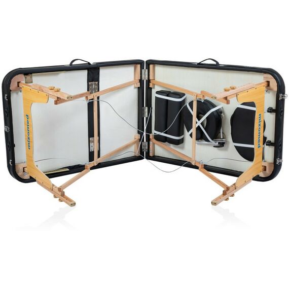 Массажные столы:  Массажный складной стол Mizomed Premium 3 черный фотографии