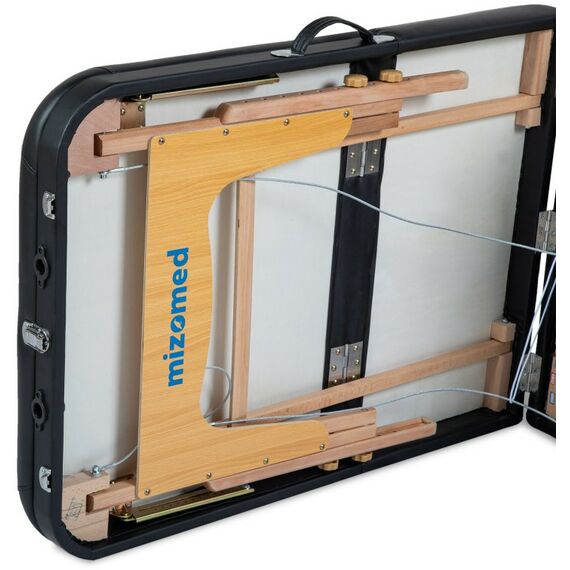 Массажные столы:  Массажный складной стол Mizomed Premium 3 черный фотографии