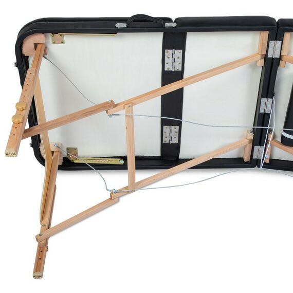 Массажные столы:  Массажный складной стол Mizomed Premium 3 черный фотографии