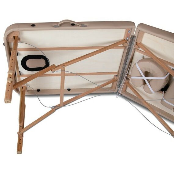 Массажные столы:  Массажный складной стол Mizomed Premium Pro 2 бежевый фотографии