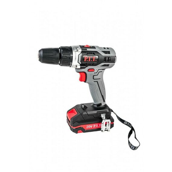 Дрели и шуруповерты: Аккумуляторная дрель P.I.T. PBM20H-10A/1 20В, 28Нм, патр.10 мм, 2ск, 1акб Li-Ion 2Ач, ЗУ 3А, кейс фотографии