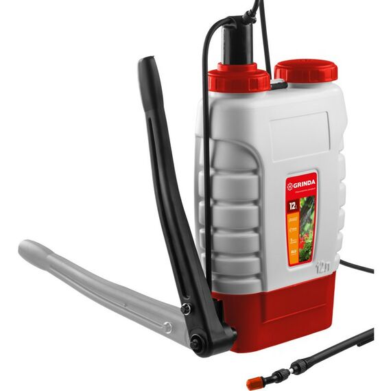 Опрыскиватели садовые: Опрыскиватель ранцевый GRINDA KS-12 12 л, с телескопическим алюминиевым удлинителем [425217] фотографии