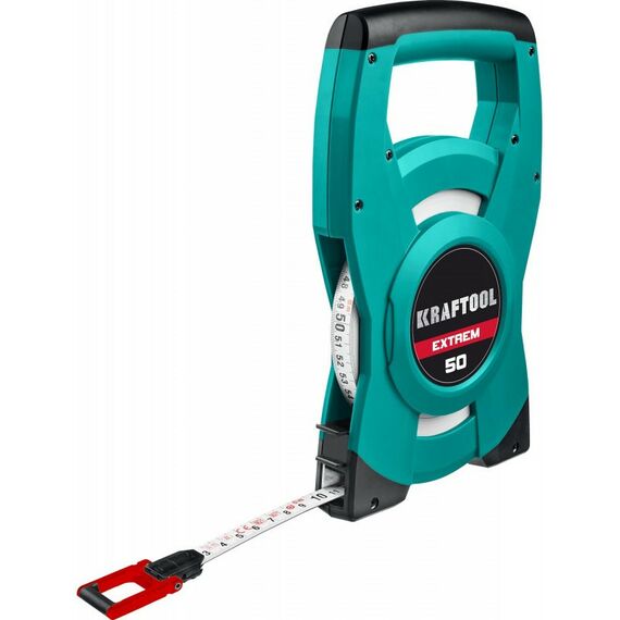 Рулетки, курвиметры: Геодезическая стальная мерная лента KRAFTOOL EXTREM 50 м [34185-50] фотографии