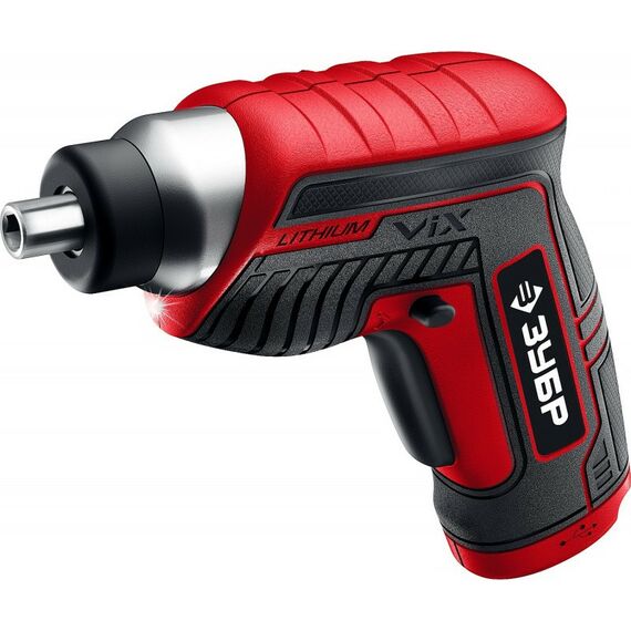 Гайковерты, отвертки: Отвертка аккумуляторная Зубр ЗО-Е-3.6 Ли ViX 3.6 В, в коробке с 10 битами фотографии