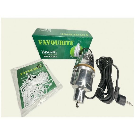 Насосы и насосные станции: Насос вибрационный Favourite WP 320NZ 320Вт, нижн.забор, 10м, с термозащитой фотографии