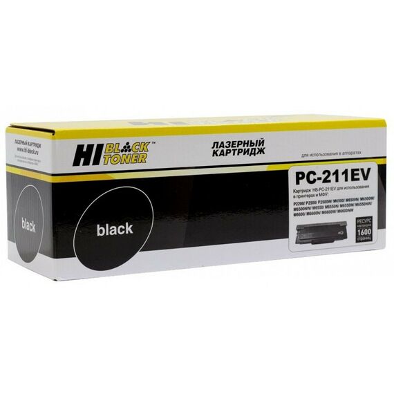 Для Pantum: Тонер-картридж Hi-Black HB-PC-211EV для Pantum M6500W/P2200/P2207/P2507/P2500W/ M6500/M6550/M6607, 1600 страниц фотографии