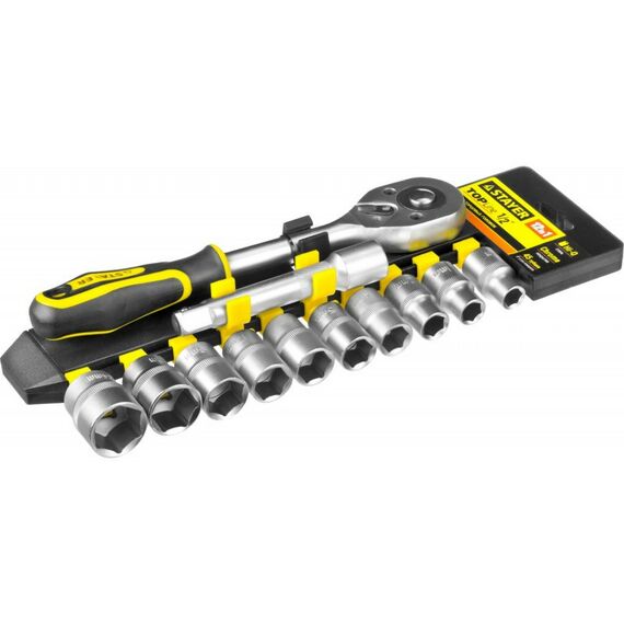Наборы инструментов и ключи: набор торцовых головок STAYER RSS 12L 12 предметов [27750-H12] фотографии