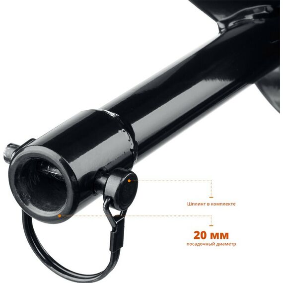 Шнеки для мотобуров: Шнек для мотобуров по грунту Зубр d=100 мм однозаходный [7051-10] фотографии