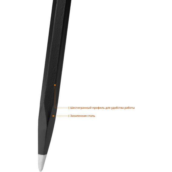 Столярно-слесарный инструмент: Лом монтажный STAYER 1300 мм 22 мм, шестигранный [21625-130] фотографии