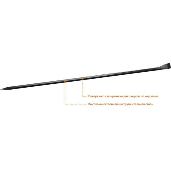 Столярно-слесарный инструмент: Лом монтажный STAYER 1500 мм 22 мм, шестигранный [21625-150] фотографии