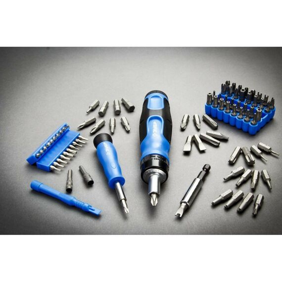 Отвертки: Набор: отвертка реверсивная с насадками Зубр 25237-H129 129 шт фотографии