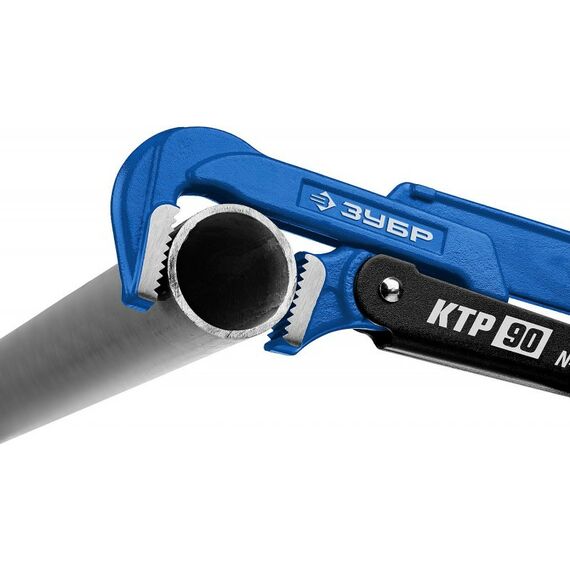 Столярно-слесарный инструмент: Ключ трубный Зубр КТР-90 №3 прямые губки [27335-3_z02] фотографии