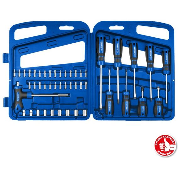 Отвертки: Набор отверток с насадками Зубр Профессионал-46 46 шт [25283-H46_z01] фотографии