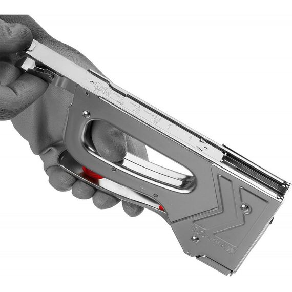 Степлеры: Стальной рессорный степлер KRAFTOOL HARD-53 тип 53(6-16мм)/300/500 [3180] фотографии