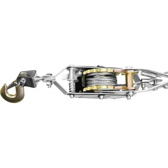 Лебедки, тали, тельферы: Лебедка ручная рычажная тросовая СИБИН 2т, 3м [43125-2] фотографии