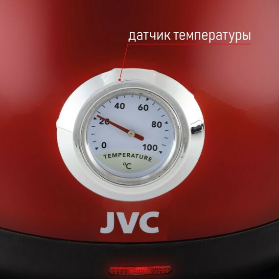 Чайники, термопоты: Чайник JVC JK-KE1717 red фотографии